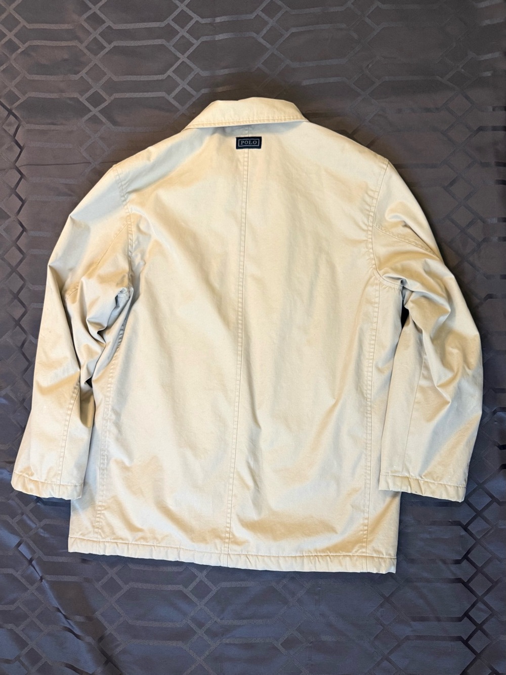 Polo Ralph Lauren Light Tan Single Breasted Button & Zipped Front Field Jacket - Picture 6 of 15